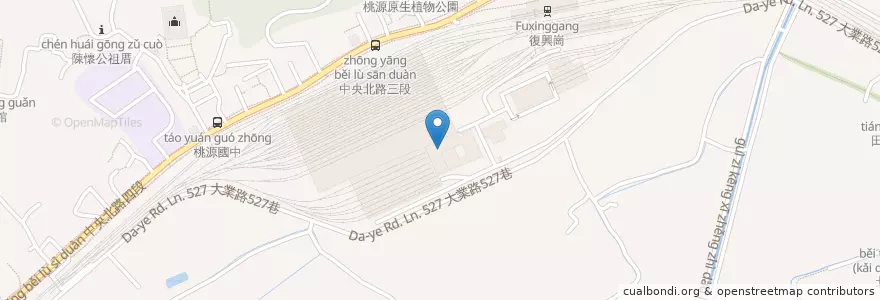Mapa de ubicacion de 逃生體驗營 en Tayvan, 新北市, Taipei, 北投區.