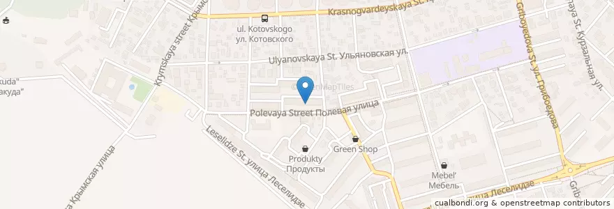 Mapa de ubicacion de Полиция en Rússia, Distrito Federal Do Sul, Krai De Krasnodar, Городской Округ Геленджик.