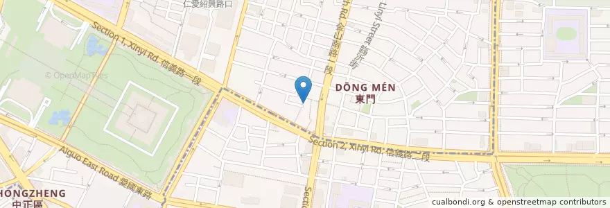 Mapa de ubicacion de 東門關東煮 en Taïwan, Nouveau Taipei, Taipei.