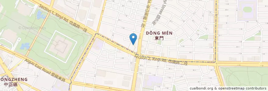 Mapa de ubicacion de 羅媽媽米粉湯 en 台湾, 新北市, 台北市.