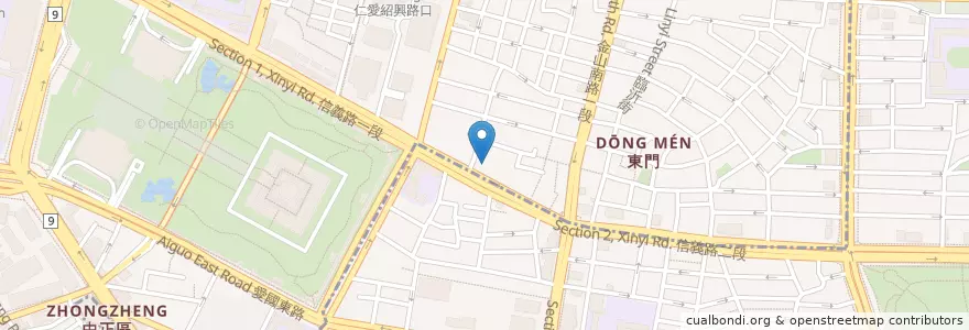 Mapa de ubicacion de 郭老師 en Тайвань, Новый Тайбэй, Тайбэй, 中正區.
