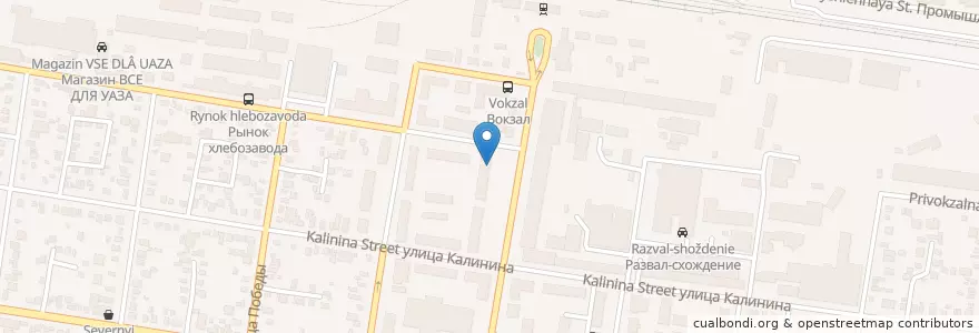 Mapa de ubicacion de Белфарм en Russie, District Fédéral Du Sud, Kraï De Krasnodar, Adyguée, Городской Округ Майкоп.