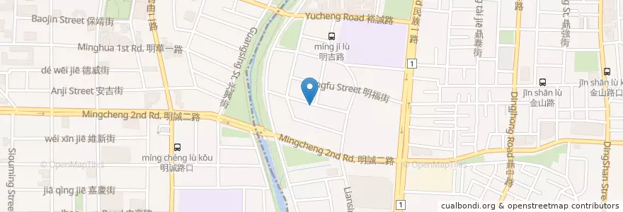 Mapa de ubicacion de 樂未秧 農夫市集鍋物 en Taiwan, Kaohsiung, 三民區, 左營區.
