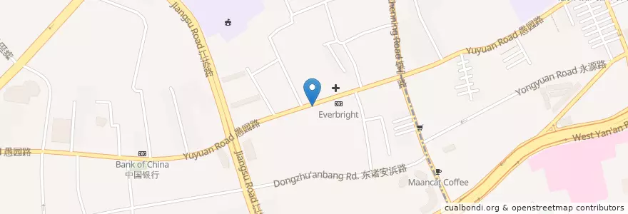 Mapa de ubicacion de SMAKA en 中国, 上海市.