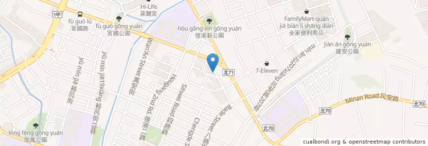 Mapa de ubicacion de 響聚早午餐 en تایوان, 新北市, 新莊區.