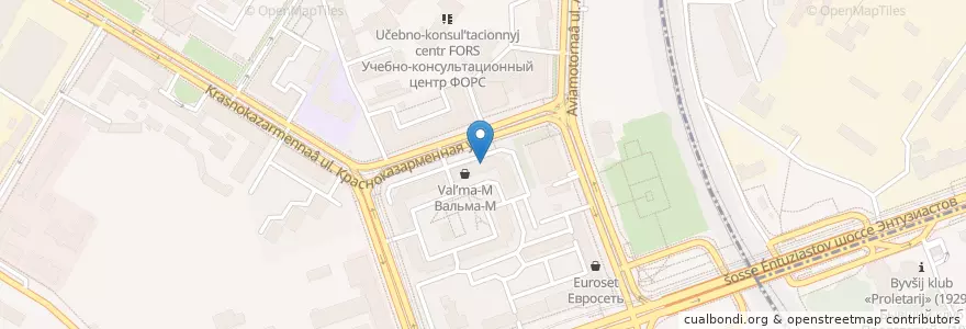 Mapa de ubicacion de Шаурма #1 en Россия, Центральный Федеральный Округ, Москва, Юго-Восточный Административный Округ, Район Лефортово.