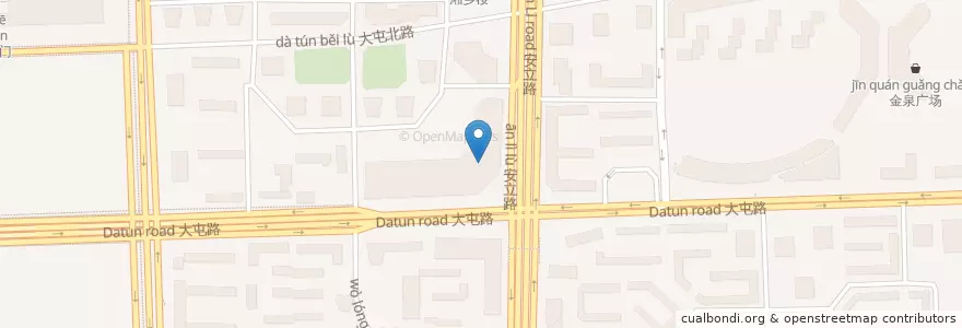 Mapa de ubicacion de Luckin Coffee en 중국, 베이징시, 허베이성, 朝阳区 / Chaoyang.