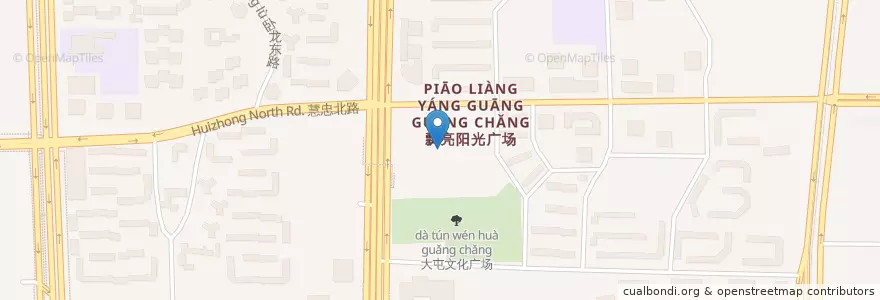 Mapa de ubicacion de 博纳国际影城 en China, Beijing, Hebei, 朝阳区 / Chaoyang.