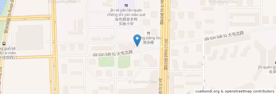 Mapa de ubicacion de 双流老妈兔头 en Cina, Pechino, Hebei, 朝阳区 / Chaoyang.