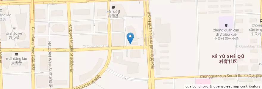 Mapa de ubicacion de 宁波银行 en China, Beijing, Hebei, Haidian District.