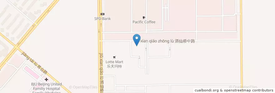 Mapa de ubicacion de 宁波银行 en China, Pequim, Hebei, 朝阳区 / Chaoyang.