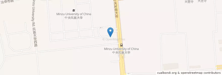 Mapa de ubicacion de 宁波银行 en 中国, 北京市, 河北省, 海淀区.