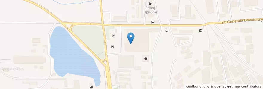 Mapa de ubicacion de Альфа-Банк en 러시아, Сибирский Федеральный Округ, Иркутская Область, Городской Округ Иркутск.
