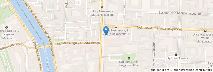 Mapa de ubicacion de Цех 85 en Rusia, Северо-Западный Федеральный Округ, Óblast De Leningrado, San Petersburgo, Центральный Район, Литейный Округ.