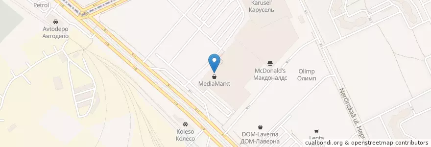 Mapa de ubicacion de Цех 85 en Rusland, Северо-Западный Федеральный Округ, Oblast Leningrad, Sint-Petersburg, Невский Район, Невский Округ.