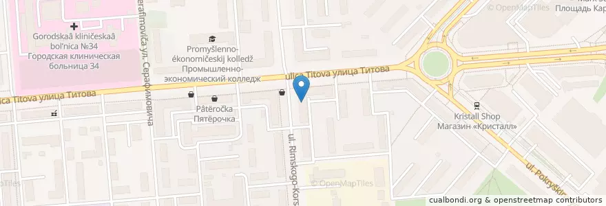 Mapa de ubicacion de СибВетЦентр en روسيا, Сибирский Федеральный Округ, نوفوسيبيرسك أوبلاست, Городской Округ Новосибирск.