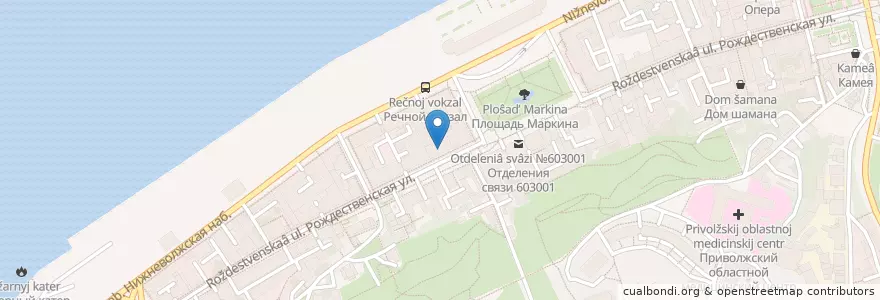 Mapa de ubicacion de Papi en Russie, District Fédéral De La Volga, Oblast De Nijni Novgorod, Городской Округ Нижний Новгород.