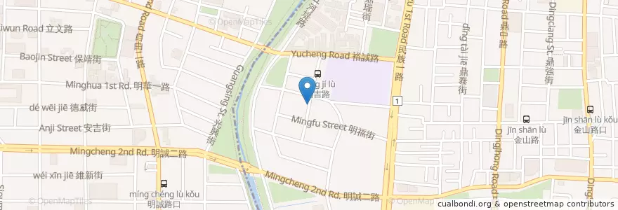 Mapa de ubicacion de 小林美芝城漢堡 en Taiwán, Kaohsiung, 三民區, 左營區.