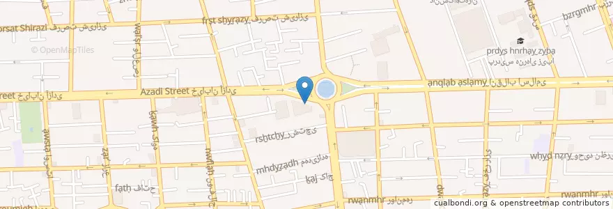 Mapa de ubicacion de Mira cafe en Iran, Tehran Province, Tehran County, Tehran, بخش مرکزی شهرستان تهران.
