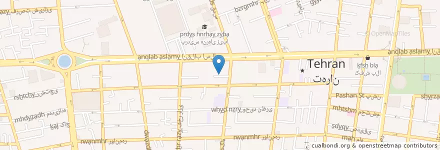 Mapa de ubicacion de Board Game Cafe en Irão, Teerã, شهرستان تهران, Teerã, بخش مرکزی شهرستان تهران.
