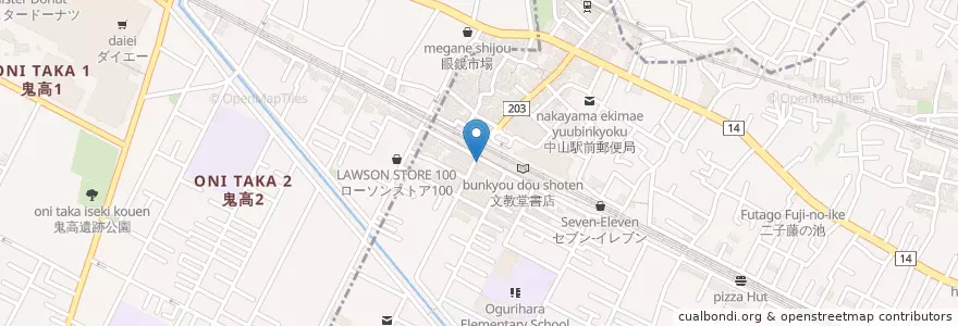 Mapa de ubicacion de 鳥ごや en Japan, 千葉県, 市川市.