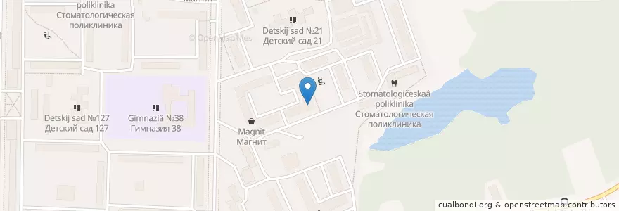 Mapa de ubicacion de Абакус центр en Rusia, Приволжский Федеральный Округ, Óblast De Nizhni Nóvgorod, Городской Округ Дзержинск.