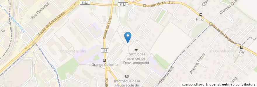 Mapa de ubicacion de LogAir en Schweiz/Suisse/Svizzera/Svizra, Genève, Genève, Carouge (Ge).