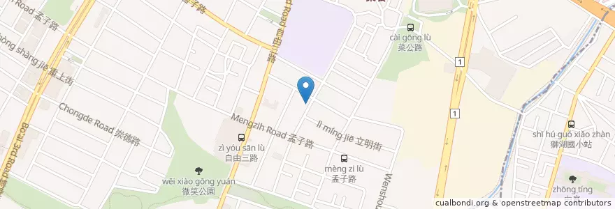 Mapa de ubicacion de 早安晨堡 en تایوان, کائوهسیونگ, 左營區.