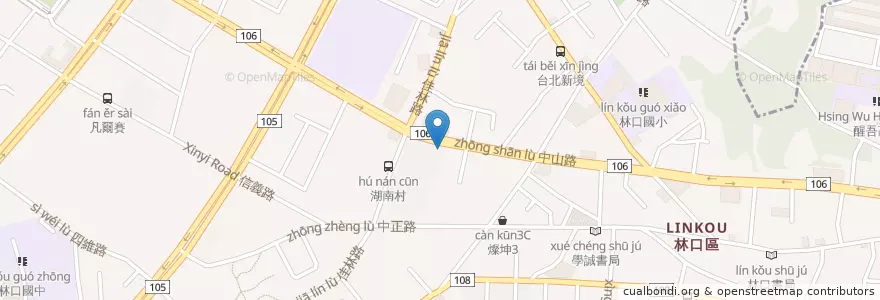 Mapa de ubicacion de 懷恩動物醫院 en 台湾, 新北市, 林口区.