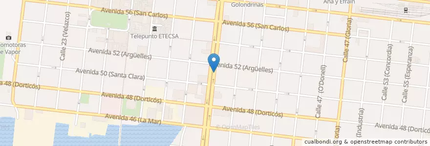 Mapa de ubicacion de Infinity bar en Cuba, Cienfuegos, Cienfuegos, Ciudad De Cienfuegos.