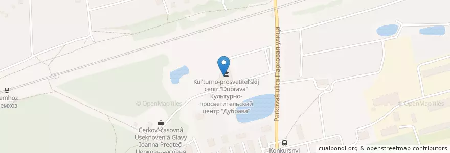 Mapa de ubicacion de Dubrava Hall en ロシア, 中央連邦管区, モスクワ州, Сергиево-Посадский Городской Округ.