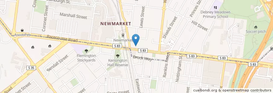 Mapa de ubicacion de Laksa King Kitchen en Australia, Victoria, City Of Melbourne.