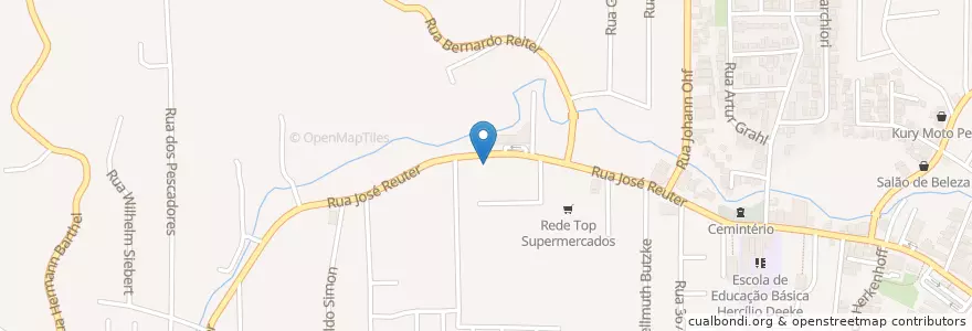 Mapa de ubicacion de restaurante en Бразилия, Южный Регион, Санта-Катарина, Região Geográfica Intermediária De Blumenau, Microrregião De Blumenau, Блуменау.