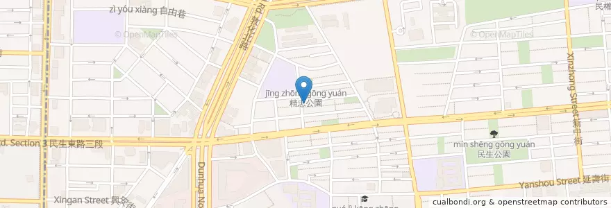 Mapa de ubicacion de 勺子雜貨咖啡 en 台湾, 新北市, 台北市, 松山区.