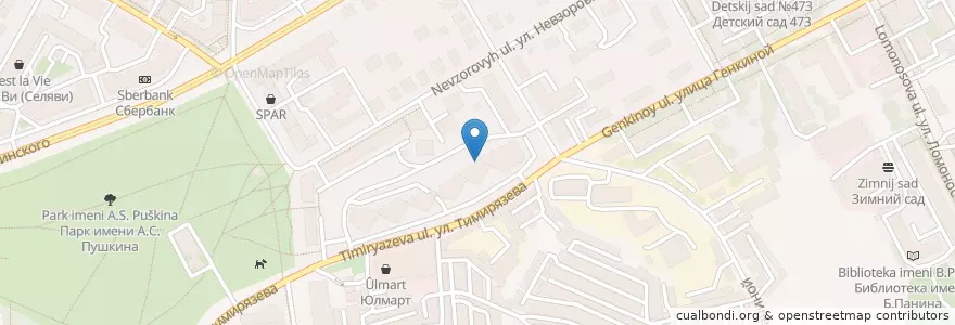 Mapa de ubicacion de Да Винчи en Russie, District Fédéral De La Volga, Oblast De Nijni Novgorod, Городской Округ Нижний Новгород.