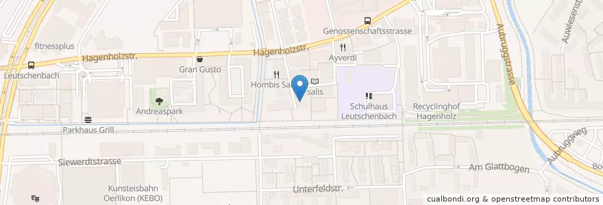 Mapa de ubicacion de Tausch Tisch en سوئیس, زوریخ, Bezirk Zürich, Zürich.