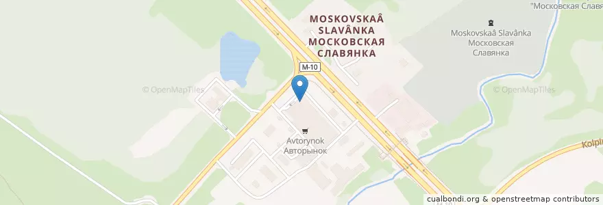 Mapa de ubicacion de Панорама en Rusland, Северо-Западный Федеральный Округ, Oblast Leningrad, Sint-Petersburg, Пушкинский Район, Шушары.