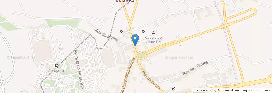 Mapa de ubicacion de A Cubata en Portugal, Nord, Porto, Área Metropolitana Do Porto, Maia, Moreira.