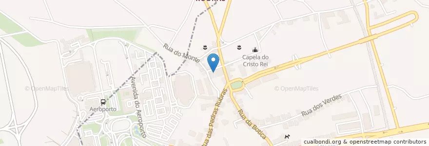 Mapa de ubicacion de Escola de Condução de Pedras Rubras en Португалия, Северный, Área Metropolitana Do Porto, Porto, Maia, Moreira, Vila Nova Da Telha.