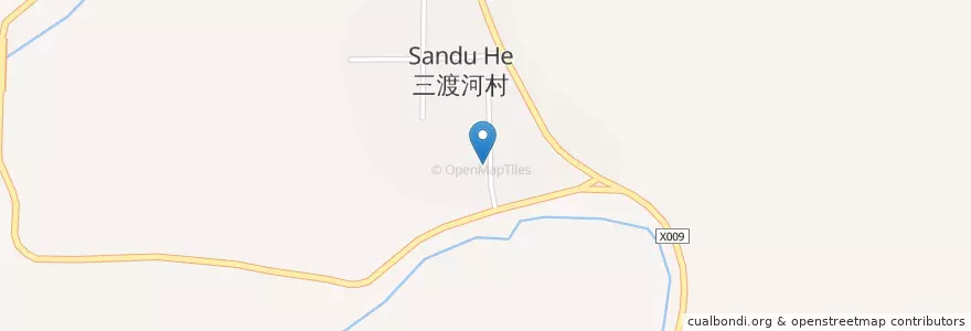 Mapa de ubicacion de 福喜山.东店Fuxishan Inn en China, Beijing, Hebei, Huairou District.