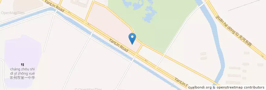 Mapa de ubicacion de 好福记大饭店 en 中国, 常州市, 天宁区 (Tianning).