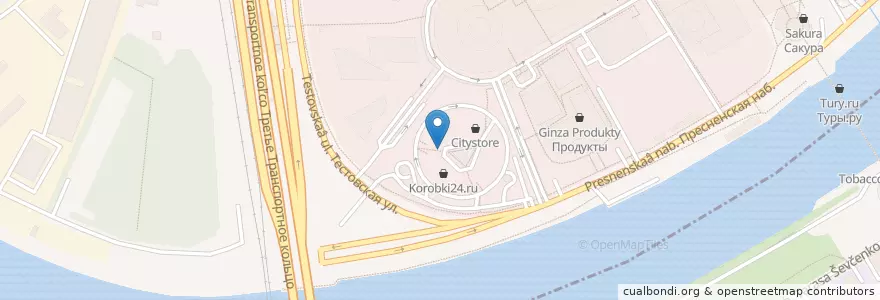 Mapa de ubicacion de Филимонова и Янкель en Rusland, Centraal Federaal District, Moskou, Центральный Административный Округ, Пресненский Район.