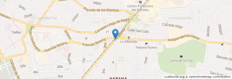 Mapa de ubicacion de DiTu Habana Nueva en 쿠바, La Habana.