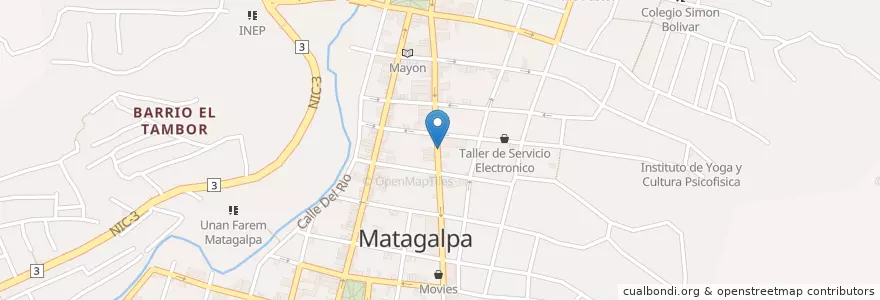 Mapa de ubicacion de AirPack en ニカラグア, マタガルパ県, Matagalpa (Municipio).