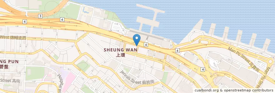Mapa de ubicacion de Ngau Kee Money Changer en China, Cantão, Hong Kong, Ilha De Hong Kong, Novos Territórios, 中西區 Central And Western District.