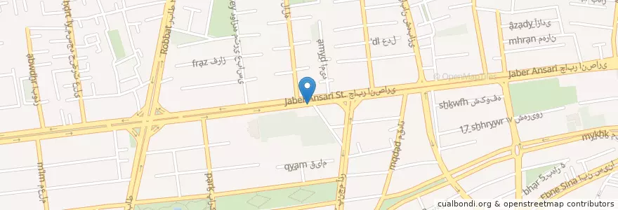 Mapa de ubicacion de عابر بانک سپه en イラン, エスファハーン, شهرستان اصفهان, بخش مرکزی شهرستان اصفهان, اصفهان.