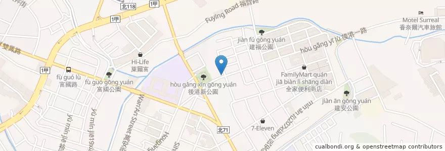 Mapa de ubicacion de 莊申南婦科 en Taiwan, 新北市, 新莊區.