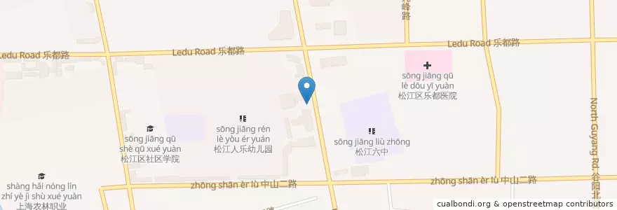 Mapa de ubicacion de 兴业银行 en Cina, Shanghai, 松江区.