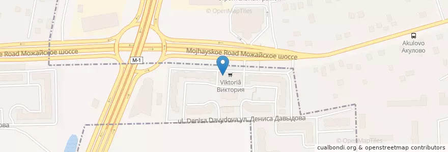 Mapa de ubicacion de Мои документы en Rusland, Centraal Federaal District, Oblast Moskou, Одинцовский Городской Округ.