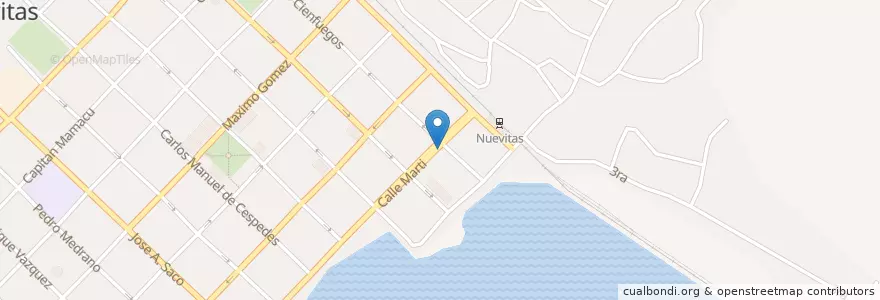 Mapa de ubicacion de Teléfono Público en キューバ, Camagüey, Nuevitas, Ciudad De Nuevitas, Ciudad De Nuevitas.